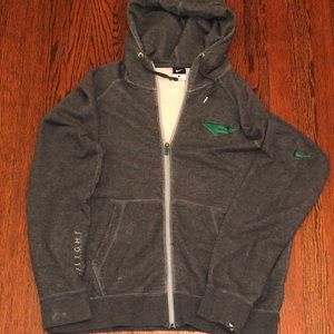Nike flight hooded zip-up sweatshirt